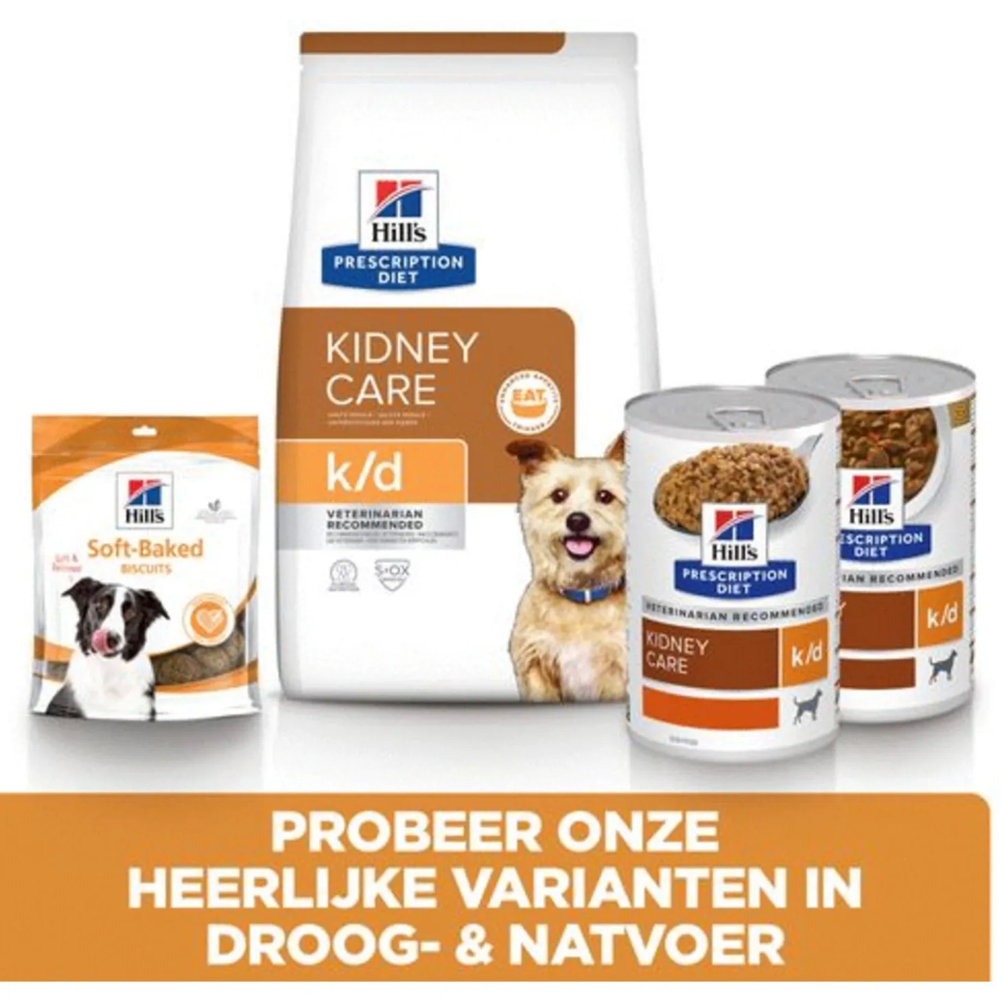 Hill's Prescription Diet K/D Kidney Care Blik - Hondenvoer - Kip Groente 354 g