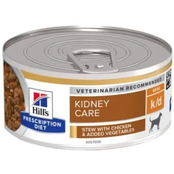 Hill's Prescription Diet K/D Kidney Care Stoofpotje  Blik - Hondenvoer - Kip Groente 156 g