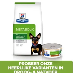 Hill's Prescription Diet Metabolic Weight Management Stoofpotje Blik - Hondenvoer - Kip Groente 156 g