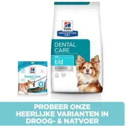 Hill's Prescription Diet T/D Mini Dental Care  Zak - Hondenvoer - Kip 3 kg
