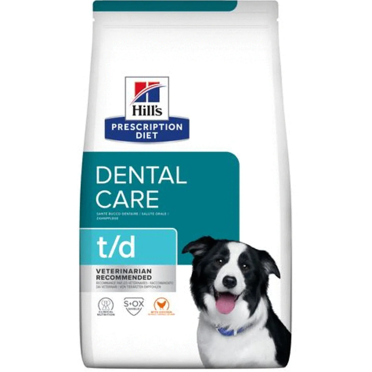 Hill's Prescription Diet T/D Dental Care Zak - Hondenvoer - Kip 4 kg