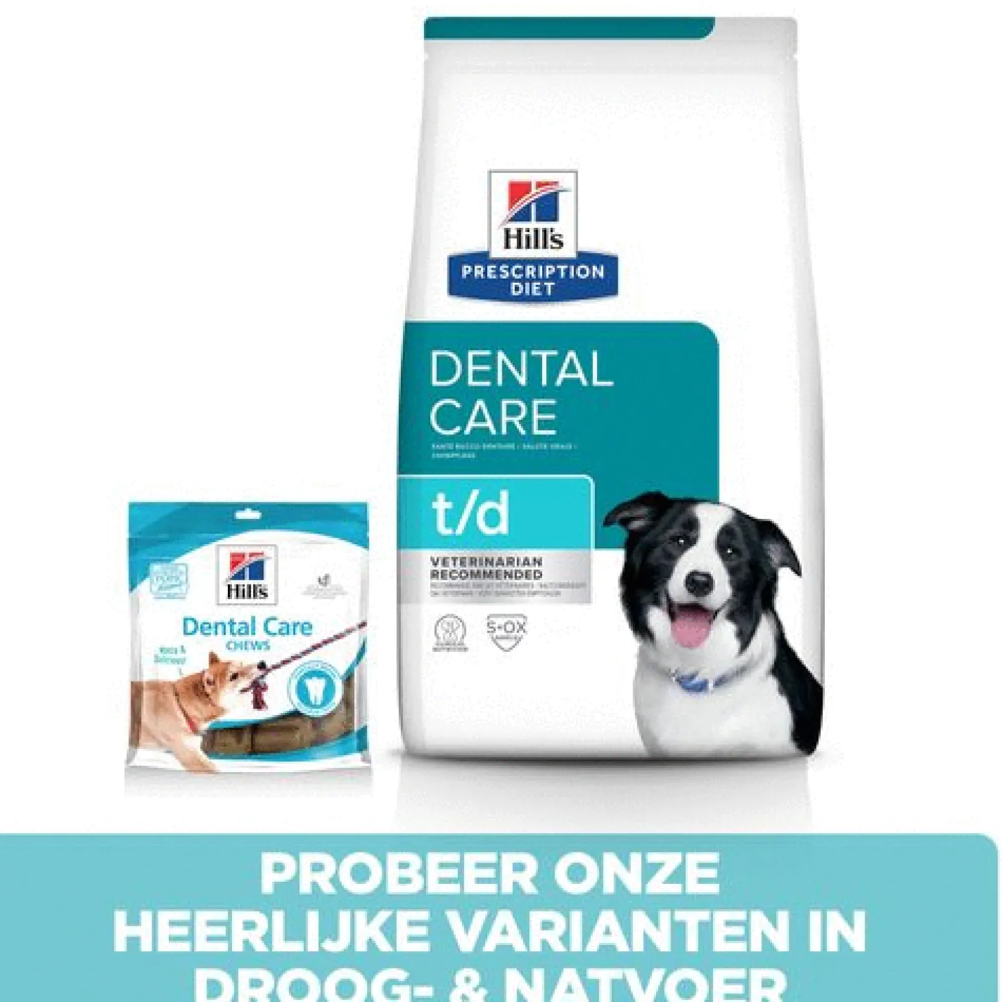 Hill's Prescription Diet T/D Dental Care Zak - Hondenvoer - Kip 4 kg