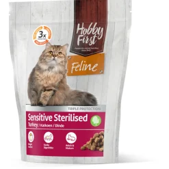 Hobbyfirst Feline Sensitive Sterilised Kalkoen - Kattenvoer