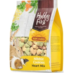 Hobbyfirst Hope Farms Nibble Cookies Heart Mix - Knaagdiersnack - 125 g Heart Mix