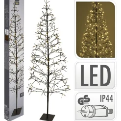Homestyle Ambiance Kerstboom - Decoratie - 120 cm Zwart 280 led