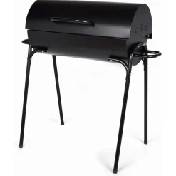 Homestyle Bbq Cilinder Diameter 33cm - Barbecue - 33x63x89 cm Zwart