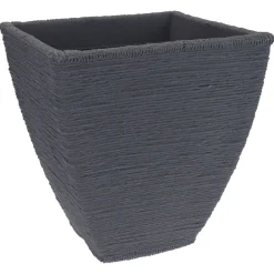 Homestyle Bloempot Gerib Vierkant - Bloempotten - 40x40x40 cm Grijs
