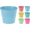 Homestyle Bloempot Metaal - Bloempotten - Ø13 cm 6 Assorti Kleur