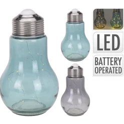 Homestyle Decoratie Lamp Met Verlichting 2ass - Verlichting - 31 cm 20 led