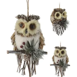 Homestyle Decoratie Uil 2ass - Decoratie - 15 cm