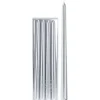 Homestyle Dinerkaarsen Set A 4 - Decoratie - 30 cm Zilver 4 stuks