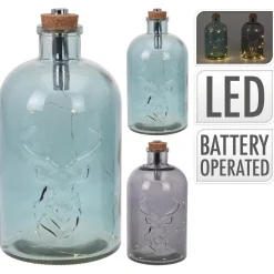 Homestyle Fles Met Verlichting - Verlichting - 28 cm