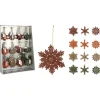 Homestyle Hangedecoratie Sneeuwvlok - Kerstversiering - 10x0x11 cm Assorti 1 stuk