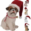 Homestyle Hond Met Kerstmuts - Ornamenten - 12x9x15 cm Assorti
