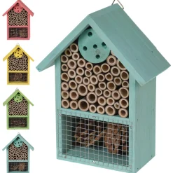 Homestyle Insectenhotel Gekleurd Hout - Nestkast - 15x9x20 cm Assorti