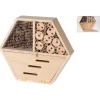Homestyle Insectenhotel Hexagon - Nestkast - 30x7x26 cm Naturel L