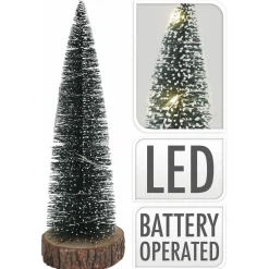 Homestyle Kerstboom Met Led - Decoratie - 35 cm Groen