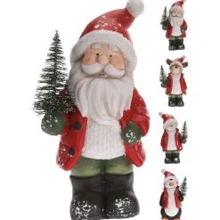 Homestyle Kerstfiguur - Kerstversiering - 13x10x24 cm Assorti