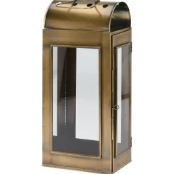 Homestyle Lantaarn - Verlichting - 18x12x40 cm Brons