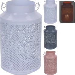 Homestyle Lantaarn - Verlichting - 16x27 cm 3 Assorti