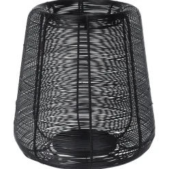 Homestyle Lantaarn Metaaldraad - Verlichting - 28x28x29 cm Zwart