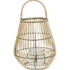 Homestyle Lantaarn Riet - Verlichting - 36 cm