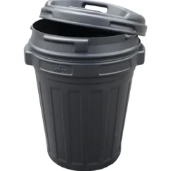 Homestyle Voerton Met Draaisluiting - Voerbewaarton - Ø43 cm 70 l Zwart