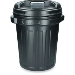 Homestyle Voerton Met Draaisluiting - Voerbewaarton - Ø43 cm 40 l Zwart