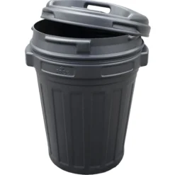 Homestyle Voerton Met Draaisluiting - Voerbewaarton - Ø43 cm 40 l Zwart