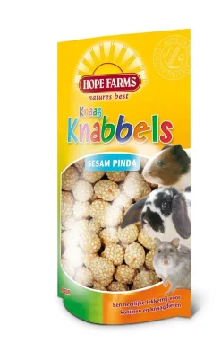 Hope Farms Knaagknabbels Sesam - Knaagdiersnack - Pinda's 50 g