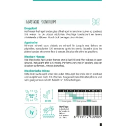Hortitops Agastache - Dropplant (Mexicana) - Bloemenzaden - 400 mg