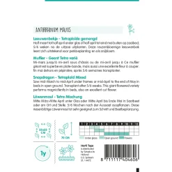 Hortitops Antirrhinum - Leeuwenbekje Tetraploide Gemengd - Bloemenzaden - 500 mg