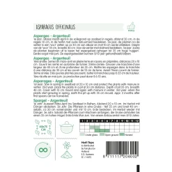 Hortitops Asperges Argenteuil - Groentezaden - 3 g