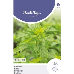 Hortitops Basilicum Fijnbladig - Kruidenzaden - 1.5 g