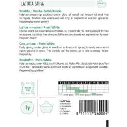 Hortitops Bindsla Blanke Zelfsluitende - Groentezaden - 3 g