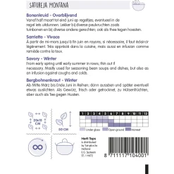 Hortitops Bonenkruid Overblijvende - Kruidenzaden - 400 mg