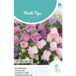 Hortitops Campanula - Mariëtteklokje Calycanthema Gemengd - Bloemenzaden - 400 mg