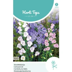 Hortitops Campanula - Mariëtteklokje Enkelbloemig Gemengd - Bloemenzaden - 250 mg