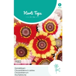 Hortitops Chrysanthemum - Ganzebloem Gemengd - Bloemenzaden - 1 g