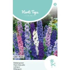 Hortitops Delphinium - Riddersporen Giant Pacific - Bloemenzaden - 500 mg