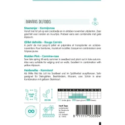 Hortitops Dianthus - Steenanjer Karmijnrose - Bloemenzaden - 250 mg