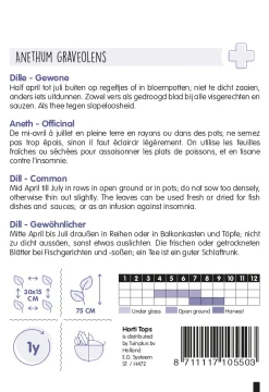 Hortitops Dille - Kruidenzaden - 3 g