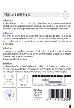 Hortitops Echte Valeriaan - Kruidenzaden - 250 mg