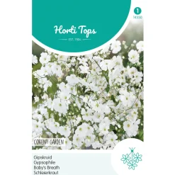 Hortitops Gypsophila - Gipskruid Covent Garden Wit - Bloemenzaden - 1.5 g