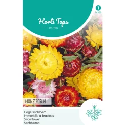 Hortitops Helichrysum - Hoge Strobloem Monstrosum - Bloemenzaden - 750 mg