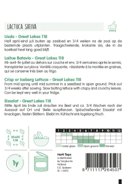 Hortitops Ijssla Great Lakes 118 - Groentezaden - 2 g