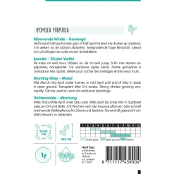 Hortitops Ipomoea - Klimmende Winde Gemengd - Bloemenzaden - 2 g