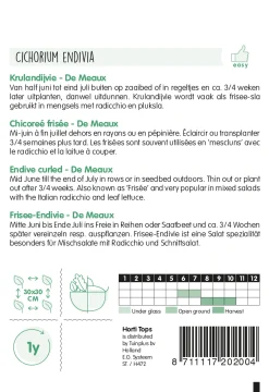 Hortitops Krulandijvie De Meaux - Groentezaden - 3 g