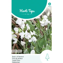 Hortitops Lathyrus - Reuk- Of Siererwt Royal Family Wit - Bloemenzaden - 4 g