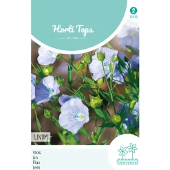 Hortitops Linum - Vlas Blauw - Bloemenzaden - 1 g
